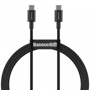 Kabel Baseus Superior 100W 5A USB-C do USB-C 1m, czarny