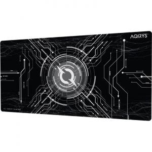Podkładka gamingowa pod mysz / klawiaturę, AQIRYS GRUIS XL 900x400, czarna