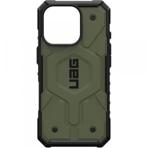 Etui pancerne Urban Armor Gear Pathfinder Mag do MagSafe do iPhone 16 Pro, oliwkowo-czarne