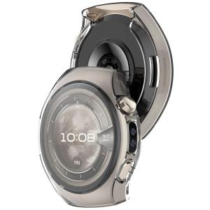 Etui z osłoną ekranu Bizon Case Watch Felipe do Huawei Watch 5 46mm, przeźroczyste