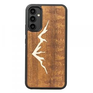 Drewniane etui do Galaxy A34 5G, Bewood Góry Imbuia