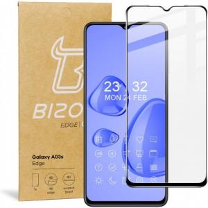 Szkło hartowane Bizon Glass Edge do Galaxy A03s, czarne