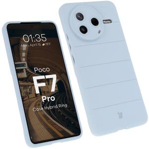 Pancerne etui Bizon Case Tur do Xiaomi Poco F7 Pro, jasnoniebieskie