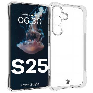 Elastyczne etui Bizon Case Salpa do Galaxy S25, przezroczyste