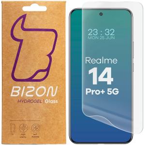 Folia hydrożelowa na ekran Bizon Glass Hydrogel Front do Realme 14 Pro+ 5G, 2 sztuki