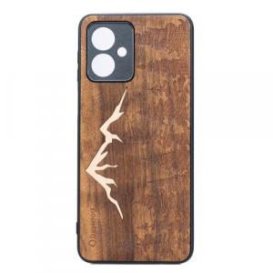 Drewniane etui Bewood Góry Imbuia do Motorola Moto G54 5G