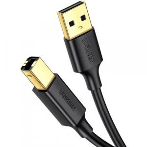 Kabel Ugreen US135 USB-A / USB Typ B do drukarki 2 m, czarny