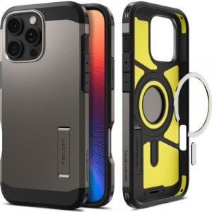 Etui Spigen Tough Armor Mag do MagSafe do iPhone 16 Pro, stalowe