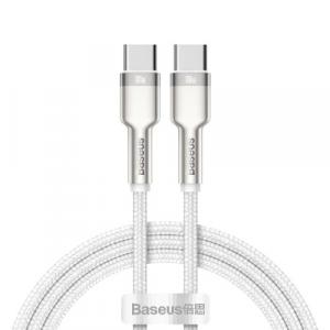 OUTLET: Kabel Baseus Cafule 100W 5A USB-C do USB-C 2m, biały