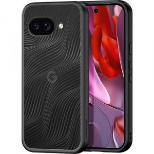 Etui Dux Ducis AIMO do Google Pixel 9a, przezroczyste z czarną ramką