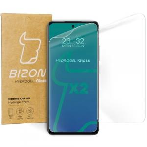 Folia hydrożelowa na ekran Bizon Glass Hydrogel Front do Realme C67 4G, 2 sztuki