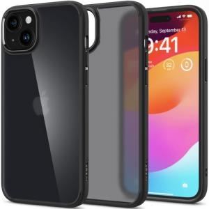 Etui Spigen Ultra Hybrid do iPhone 15, półprzezroczysto-czarne