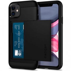 Etui Spigen Slim Armor CS iPhone 11, czarne