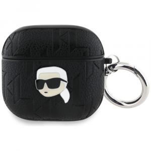 Etui Karl Lagerfeld Monogram Karl Head do AirPods 4, czarny