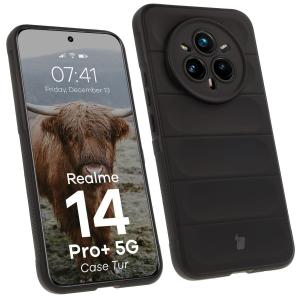 Pancerne etui Bizon Case Tur do Realme 14 Pro Plus 5G, czarne