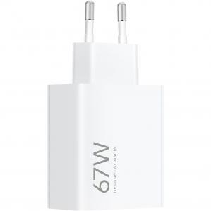 Ładowarka sieciowa Xiaomi HyperCharge 67W 1x USB-A, biała