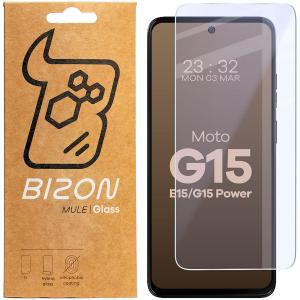 Elastyczne szkło hybrydowe Bizon Glass Mule do Motorola Moto G15 / G15 Power / E15