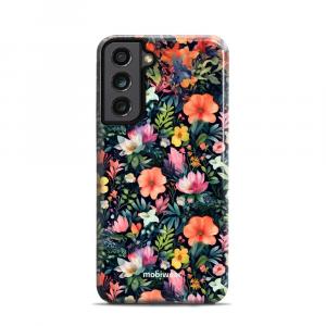 Etui ochronne do Galaxy S21 FE, Mobiwear Elite Pro, kolorowo-kwieciste