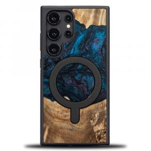 Drewniane etui do Galaxy S25 Ultra, Bewood Unique Planets Neptun do MagSafe