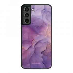 Etui ochronne do Galaxy S21 FE, Mobiwear Glossy Case, fioletowe