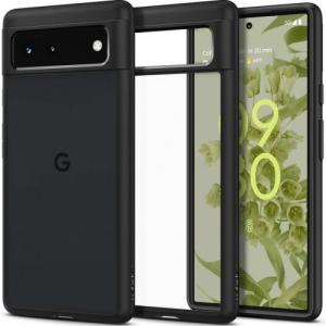 Etui Spigen Ultra Hybrid Google Pixel 6, przezroczyste / czarne