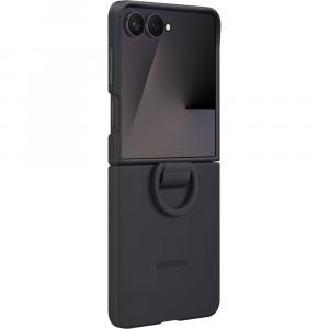 OUTLET: Etui Samsung Silicone Case Ring do Galaxy Z Flip7, czarne