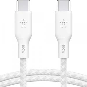 Kabel Belkin Boost USB-C do USB-C 100W 5A 2m, biały