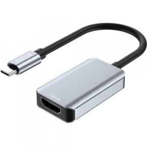 Adapter, kabel Tech Protect USB-C (M) do HDMI (F) 4K / 60Hz, 18cm, czarny