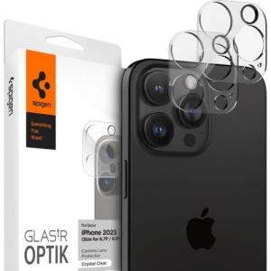 Szkło na aparat Spigen Glas.tR Optik 2-Pack do iPhone 16 Pro Max / 16 Pro / 15 Pro Max / 15 Pro / 14 Pro Max / 14 Pro, przezroczyste