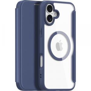 Etui Dux Ducis Skin X Pro Magnetic do iPhone 16 Plus, niebiesko-przezroczyste