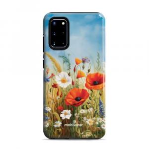 Etui ochronne do Galaxy S20 Plus, Mobiwear Elite Pro, łąkowe kwiaty