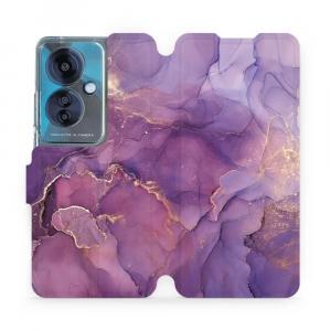 Etui z klapką do Oppo Reno11 F 5G, Mobiwear Book, fioletowe