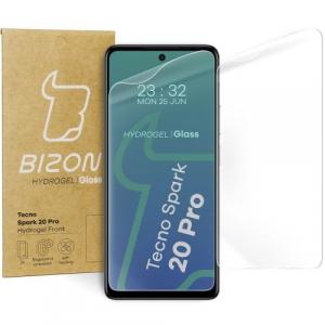 Folia hydrożelowa na ekran Bizon Glass Hydrogel Front do Tecno Spark 20 Pro, 2 sztuki