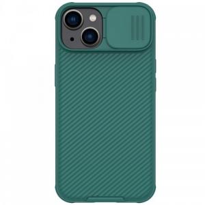 Etui z ochroną aparatu Nillkin CamShield Pro do iPhone 14 Plus, zielone