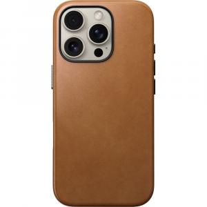 Skórzane etui Nomad Traditional Leather MagSafe do iPhone 16 Pro, jasnobrązowe