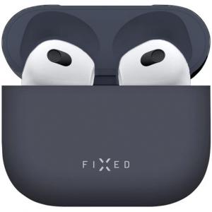 Etui Fixed Silky do AirPods 4, niebieskie