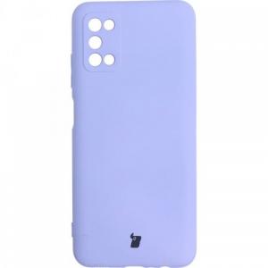 Etui Bizon Case Silicone do Galaxy A03S, fioletowe