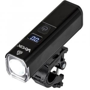 Lampka rowerowa przednia z powerbankiem Vayox VA0071 1300lm, czarna