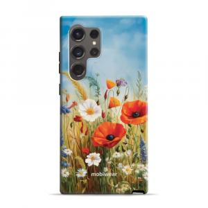 Etui ochronne do Galaxy S24 Ultra, Mobiwear Elite Pro, łąkowe kwiaty