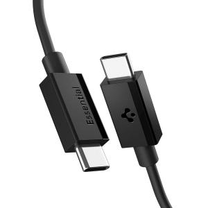 Kabel Spigen Essential DuraBend EB6020CC USB-C do USB-C 60W, 2 m, czarny