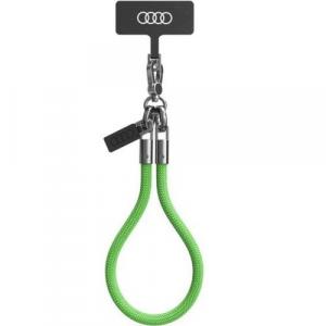Uniwersalna smycz na telefon Audi Crossbody AU-HSL8-R8/D1-GN, 28 cm, 8mm, zielona