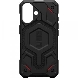 Etui pancerne Urban Armor Gear Monarch Pro Mag do MagSafe do iPhone 16 Plus, czarne z kevlarem