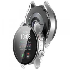 Etui ze szkłem do zegarka Bizon Case+Glass Watch do Galaxy Watch 7 40 mm, przezroczyste