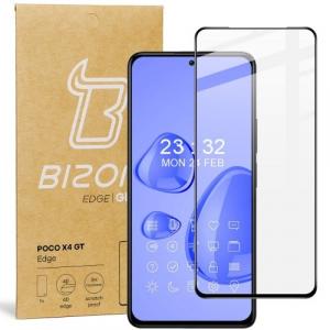 Szkło hartowane Bizon Glass Edge do Xiaomi Poco X4 GT, czarne