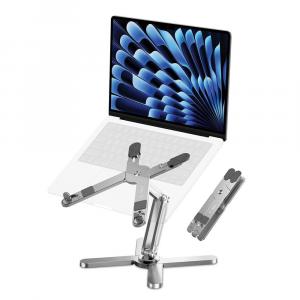 Metalowa podstawka pod laptopa Tech-Protect ULS200, srebrna