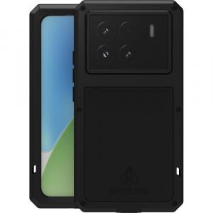 Etui pancerne + szkło LOVE MEI Powerful do Xiaomi 15, czarne
