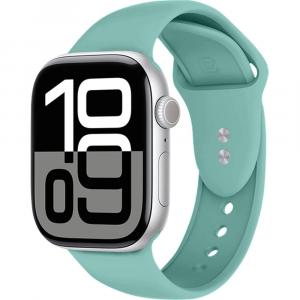 Pasek Crong Sport Liquid Band do Apple Watch 42/41/40/38 mm, turkusowy