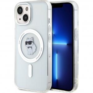 OUTLET: Etui Karl Lagerfeld HardCase IML Choupette MagSafe do iPhone 15, przezroczyste