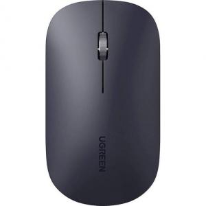 Bezprzewodowa mysz optyczna, Ugreen MU001 Portable Wireless Mouse, USB 2.4GHz, czarna