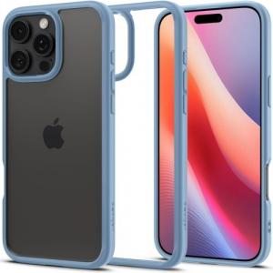 Etui Spigen Crystal Hybrid do iPhone 16 Pro Max, przezroczysto-niebieskie